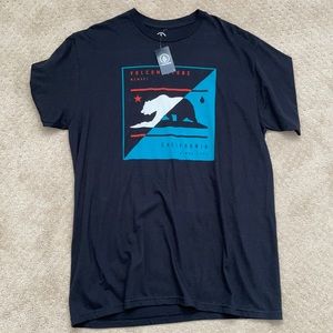 NWT black Volcom t-shirt with California detail